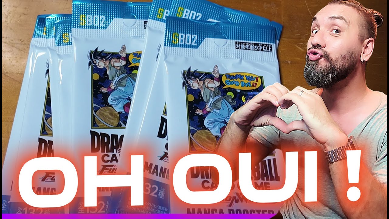 Celle-ci AUSSI DÉCHIRE ! - UNBOXING MANGA BOOSTER 02 Dragon Ball Fusion World Deballage