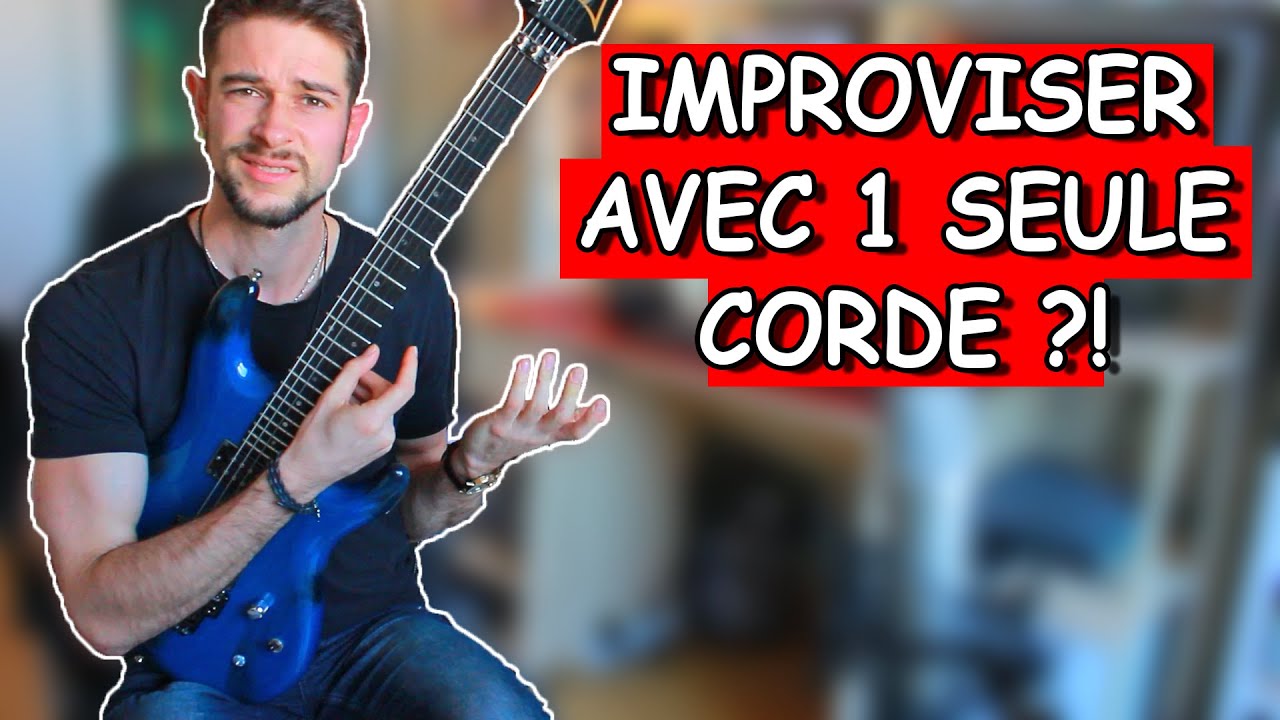 5 IDÉES MÉLODIQUES Pour RÉUSSIR un SOLO sur UNE SEULE CORDE !
