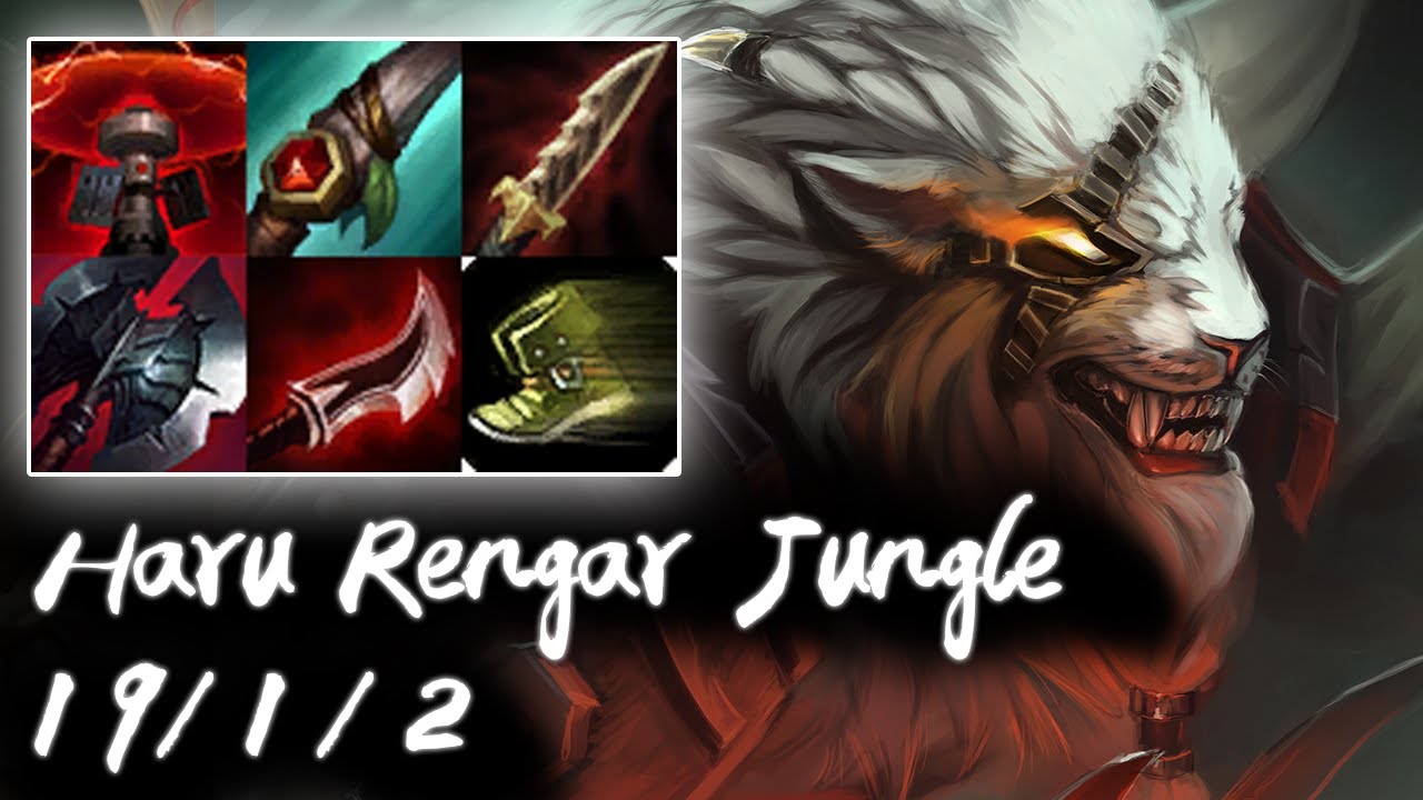 SSG Haru Challenger Rengar Jungle vs Elise | Korea High Elo Replays
