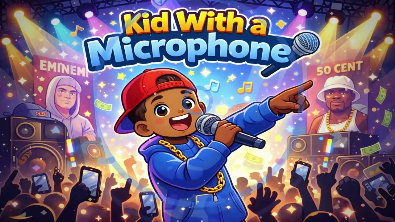 Little Mic, Big Dream 🎤 | Kids Rap Song About Becoming a Rap Star