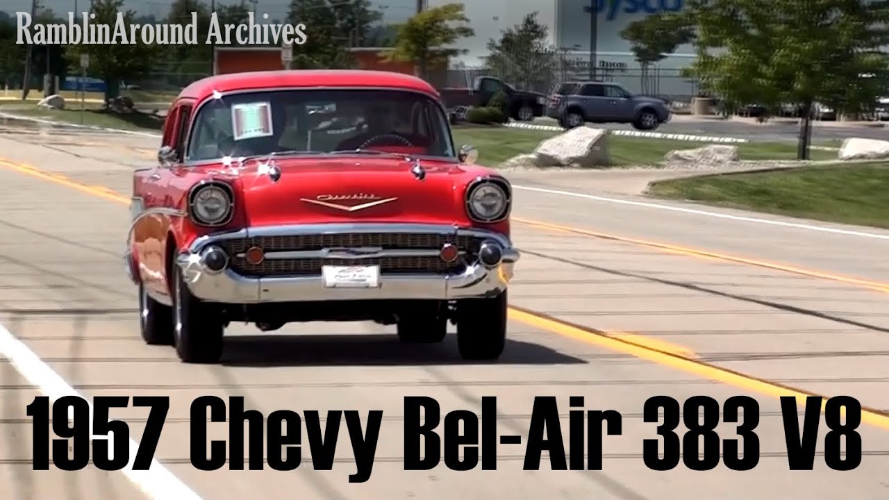 1957 Chevy Bel Air 430 HP 383 Stroker V8 - RamblinAround Archives