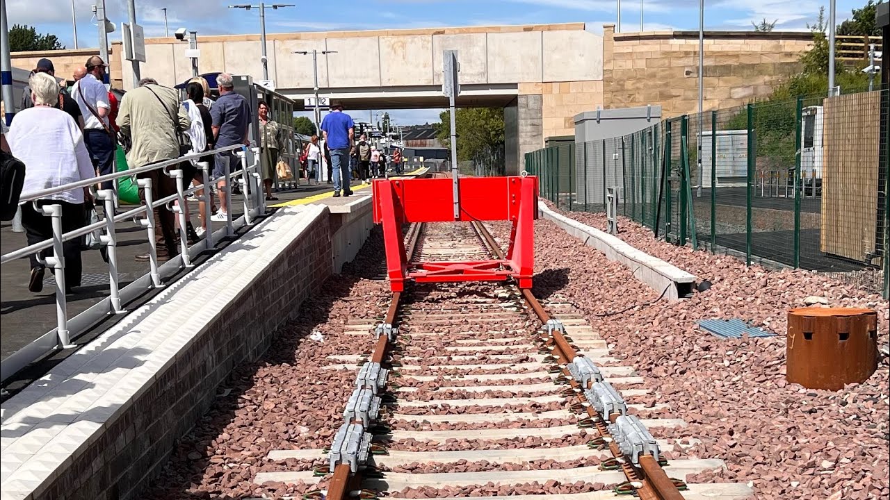 (My) First passenger train out of Leven.