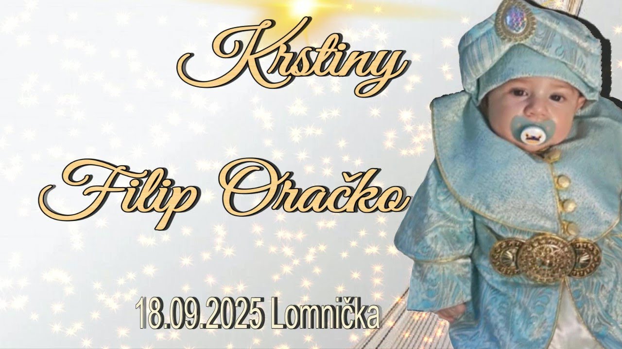 Filipko Oračko Krstiny Lomnička