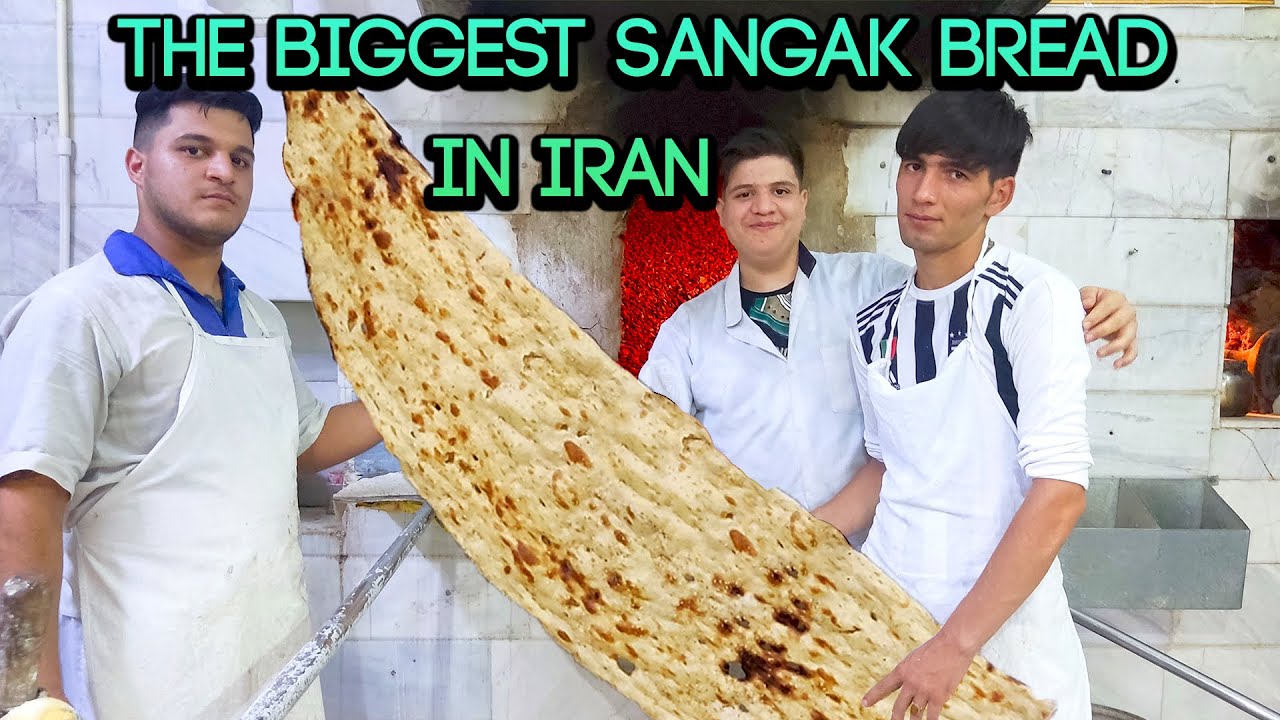 How to make sangak bread / The most delicious and traditional Persian bread