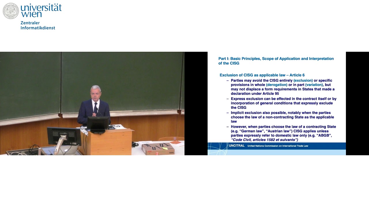 Topic 1: The United Nations Convention on Contracts for the International Sale of Goods (CISG)