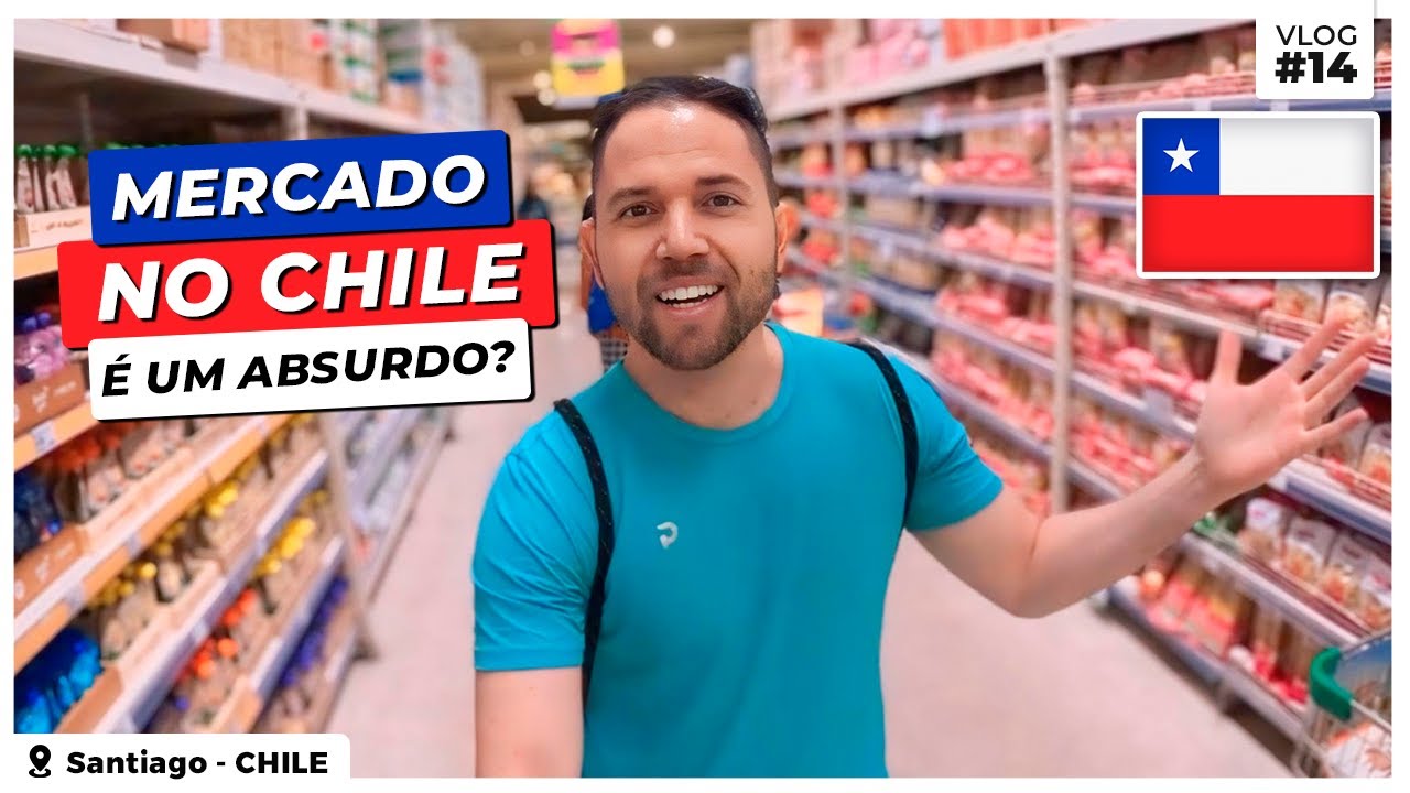 É um ABSURDO os PREÇOS DE MERCADO em SANTIAGO DO CHILE? Você precisa ver isso! 🇨🇱