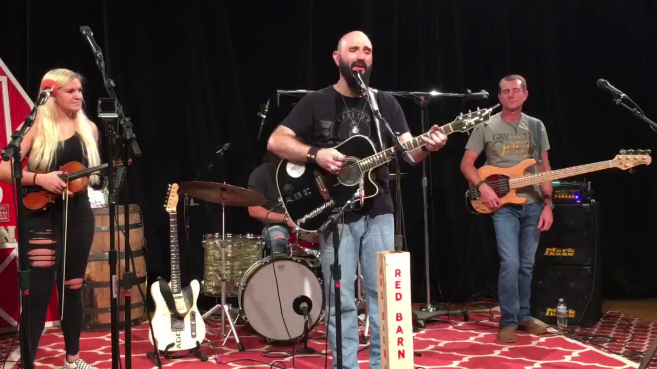 Colder Weather & Into The Mystic (cover) by Avery Glenn Crabtree Band Live! at Red Barn Radio