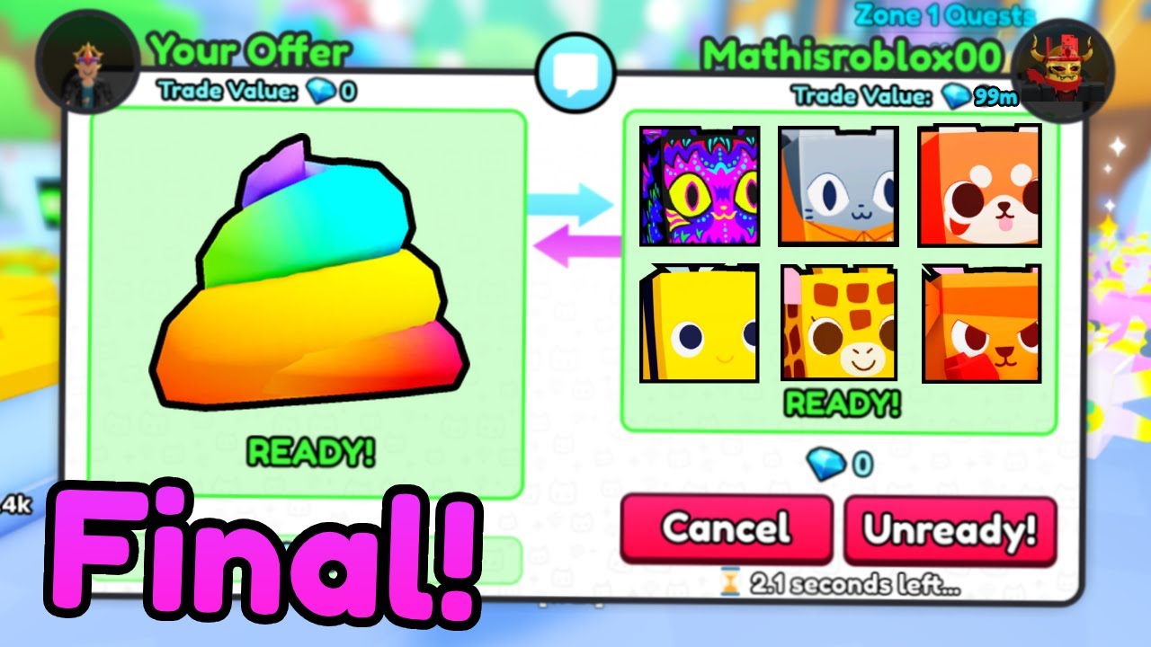 GETTING Our First HUGE PET In Pet Simulator 99!! - (Nothing To Huge Final)
