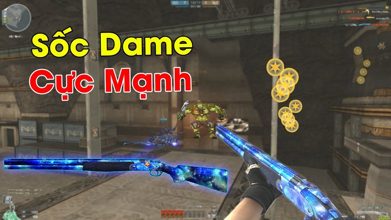 Shotgun Uy Lực Và Đáng Sợ Nhất Đột Kich 687-Blue Diamond - Rùa Ngáo