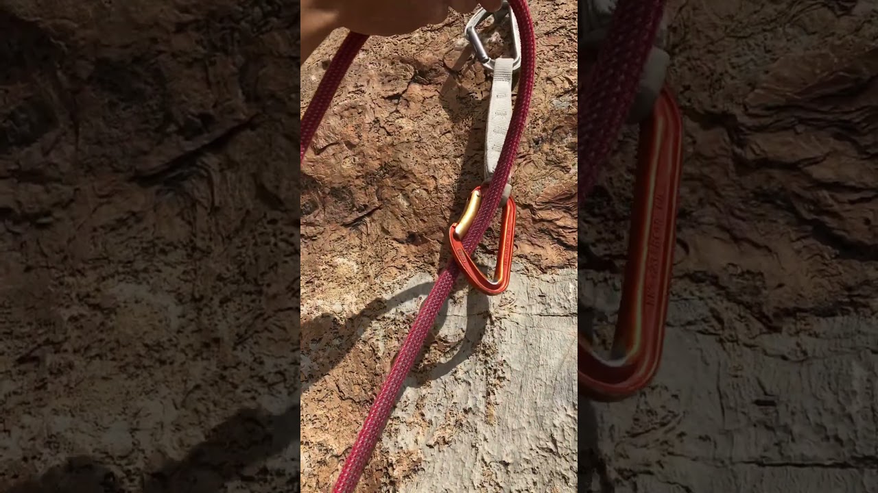 Why back clipping is dangerous in lead climbing?Don&rsquo;t do it, your QuickDraw unclipped during a fall
