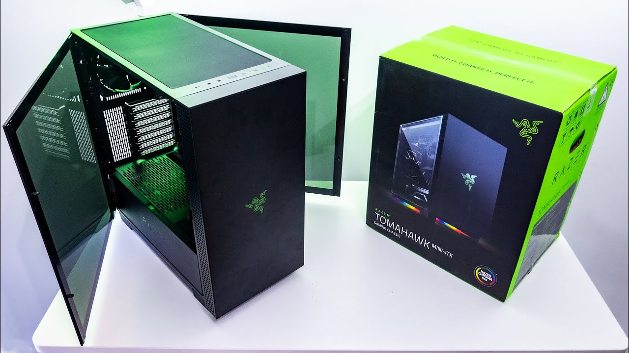 Распаковка корпуса RAZER Tomahawk ATX для ПК