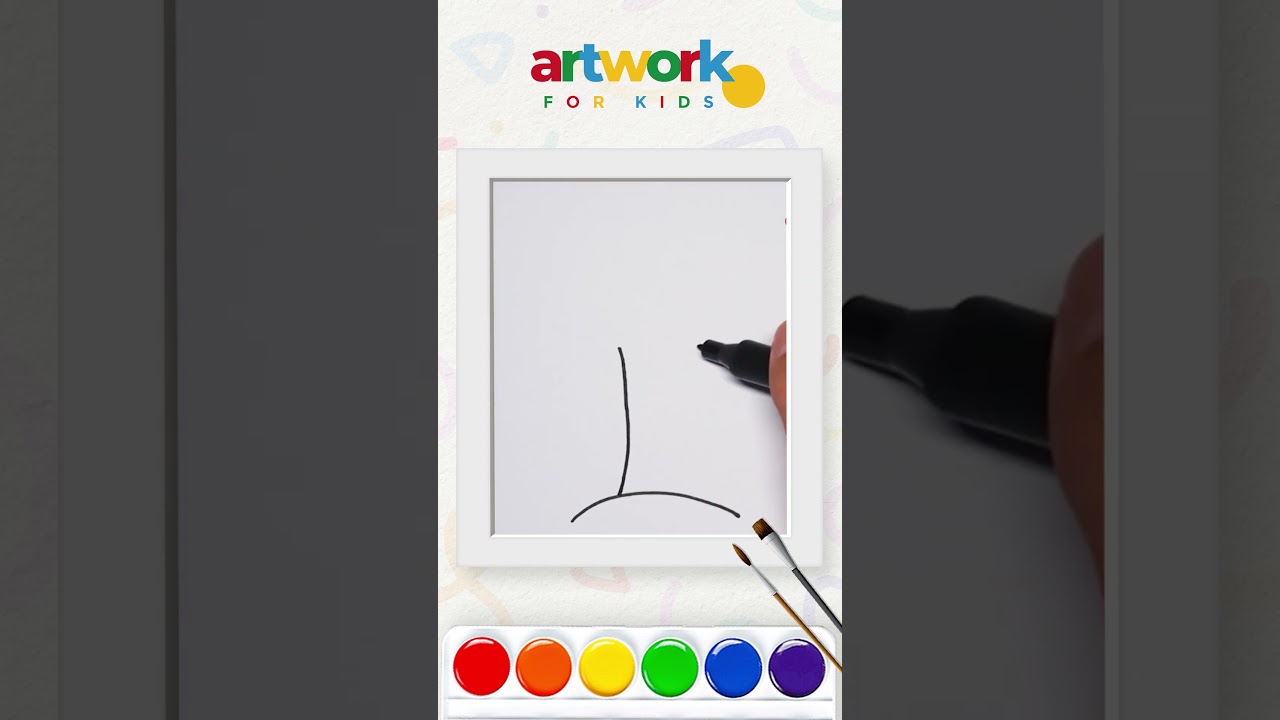 How to Draw a Cute Tree 🌳 | Easy & Fun Art Tutorial for Kids!