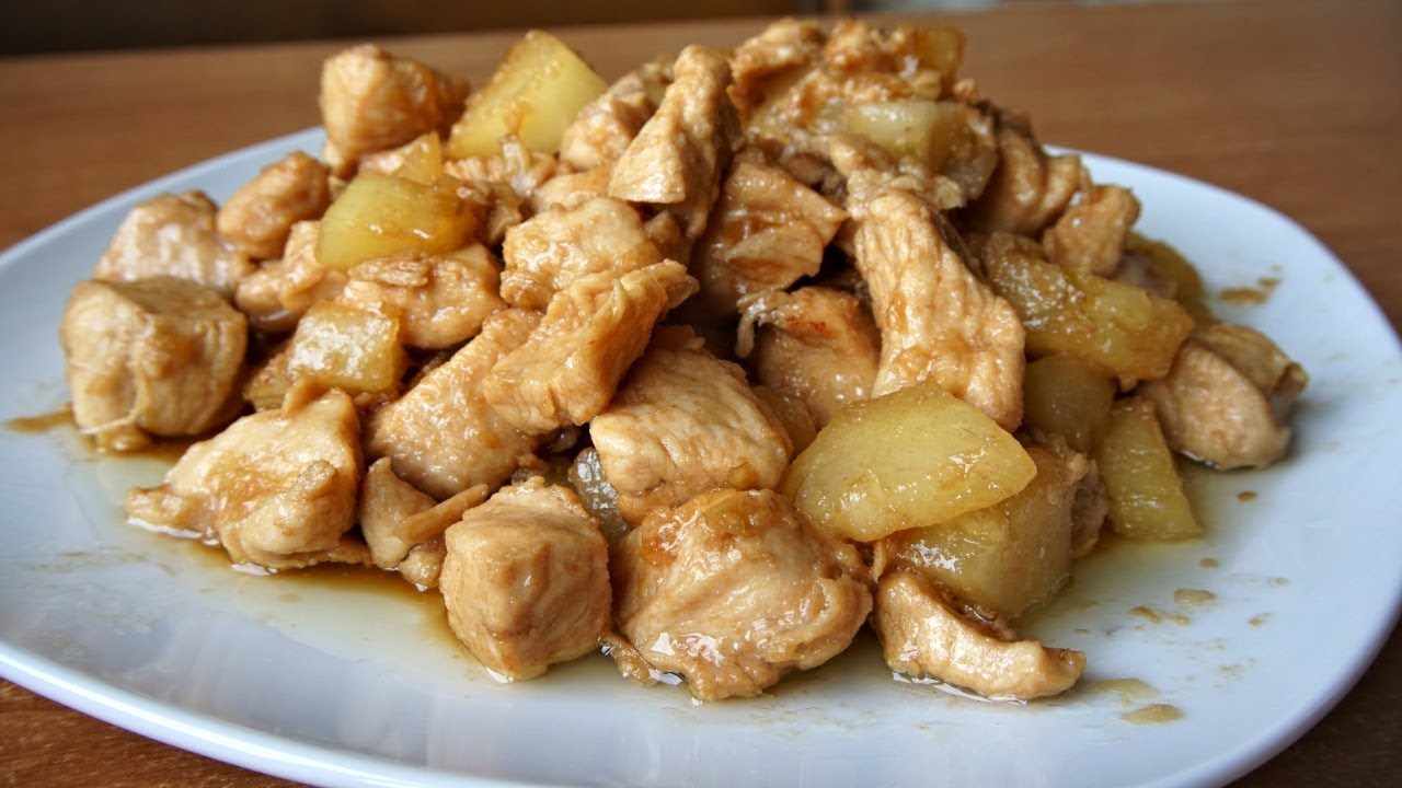 Куриная грудка в соусе с ананасами – Как удивить гостей?👍💯