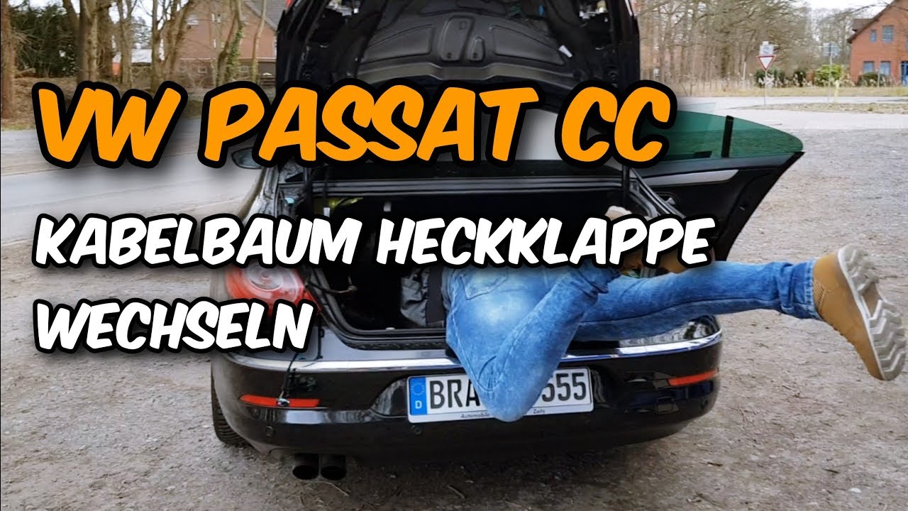 Wir versuchen uns an nem Kabelbaum | VW Passat CC Kabelbaum Heckklappe wechseln | CARPLAZA