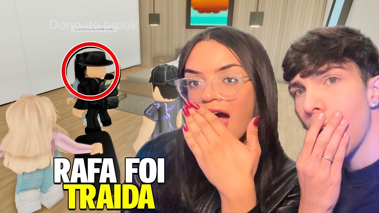 PEGAMOS O NAMORADO DA RAFA TRAINDO ELA NO BROOKHAVEN! 😱