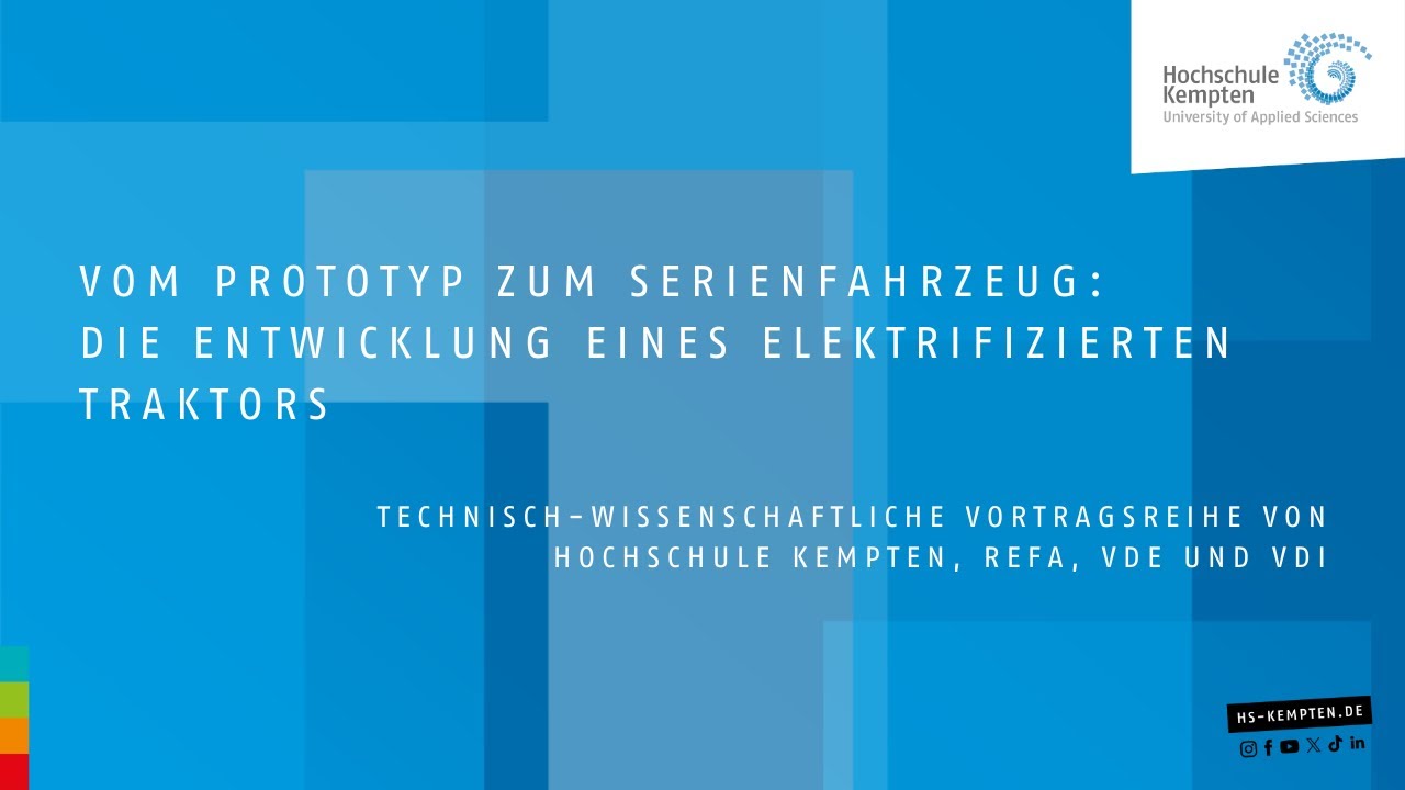 Vom Prototyp zum Serienfahrzeug: Die Entwicklung eines elektrifizierten Traktors