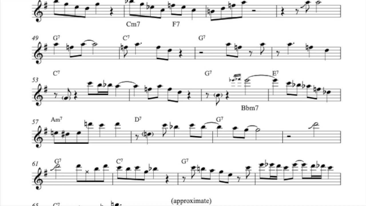 Some Other Blues - John Coltrane Transcription