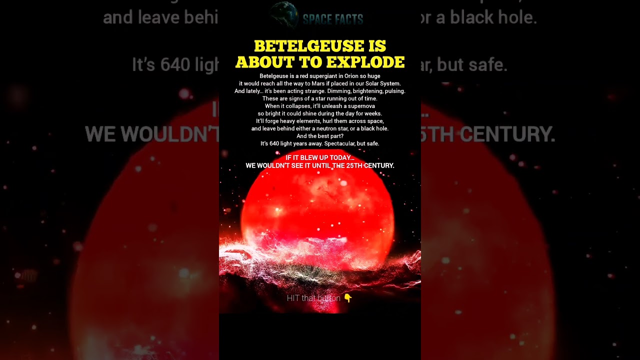 Betlegeuse is About to Explode!