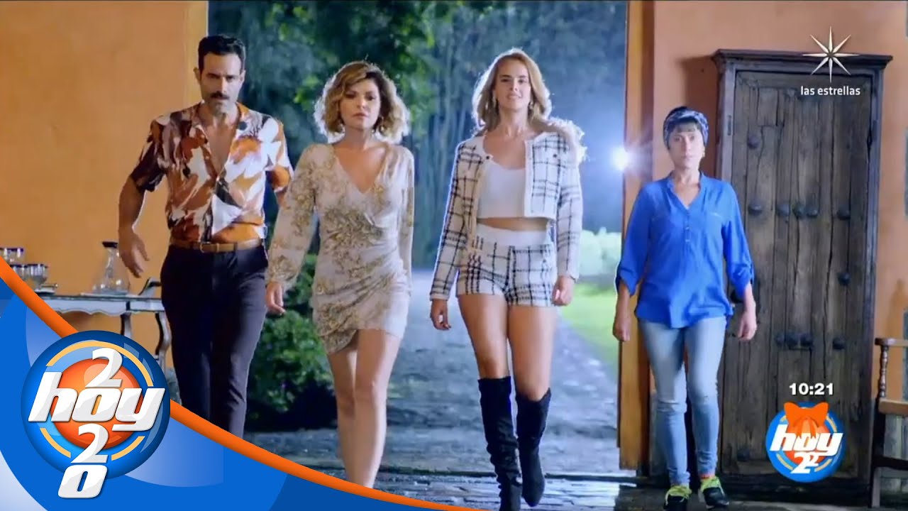 Elenco de #LaMexicanaYElG&uuml;ero graban promocionales y entrada de la telenovela | #Hoy22A&ntilde;os
