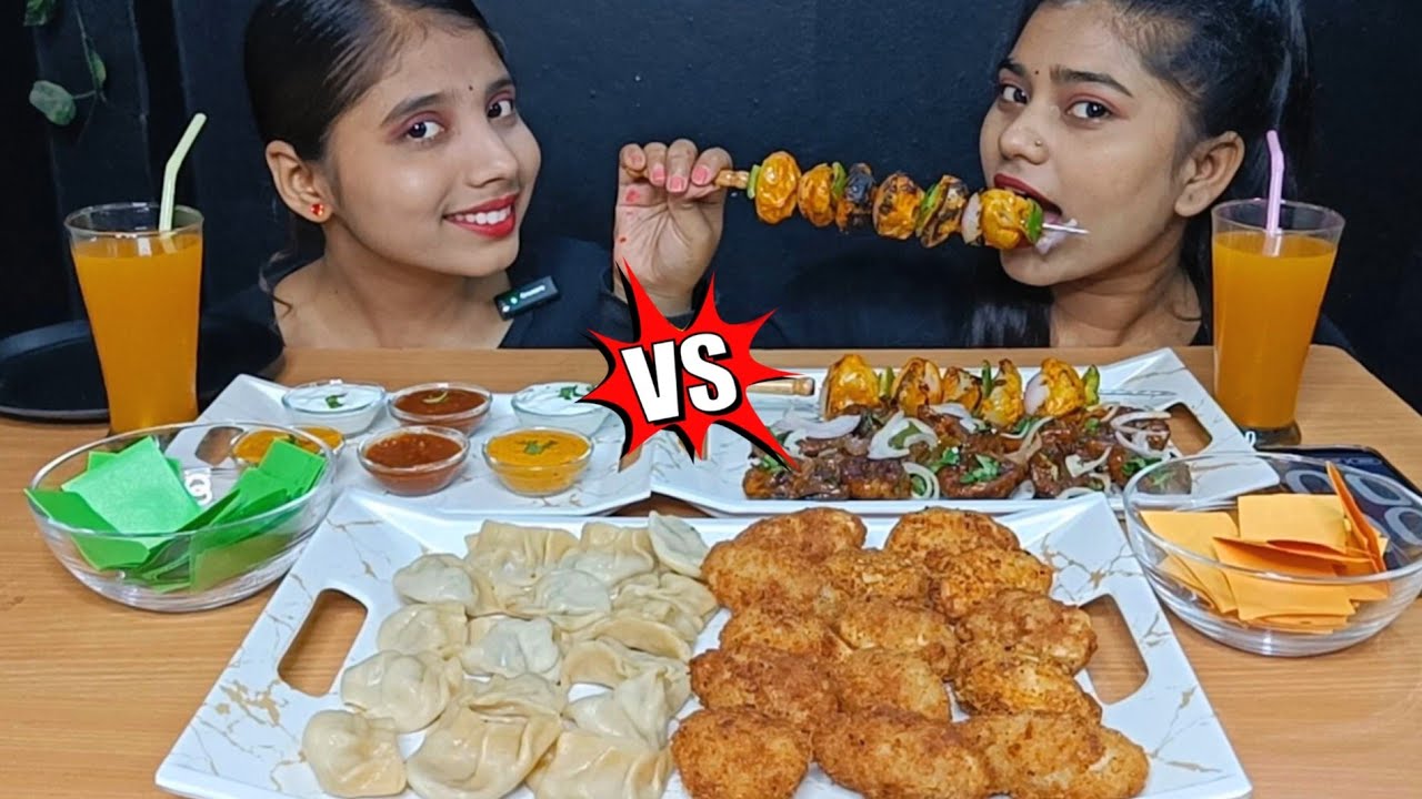 60 Seconds Momos Eating Challenge | Spicy Momos, Kurkure Momos, Tandoori Momos, Veg Momos Challenge