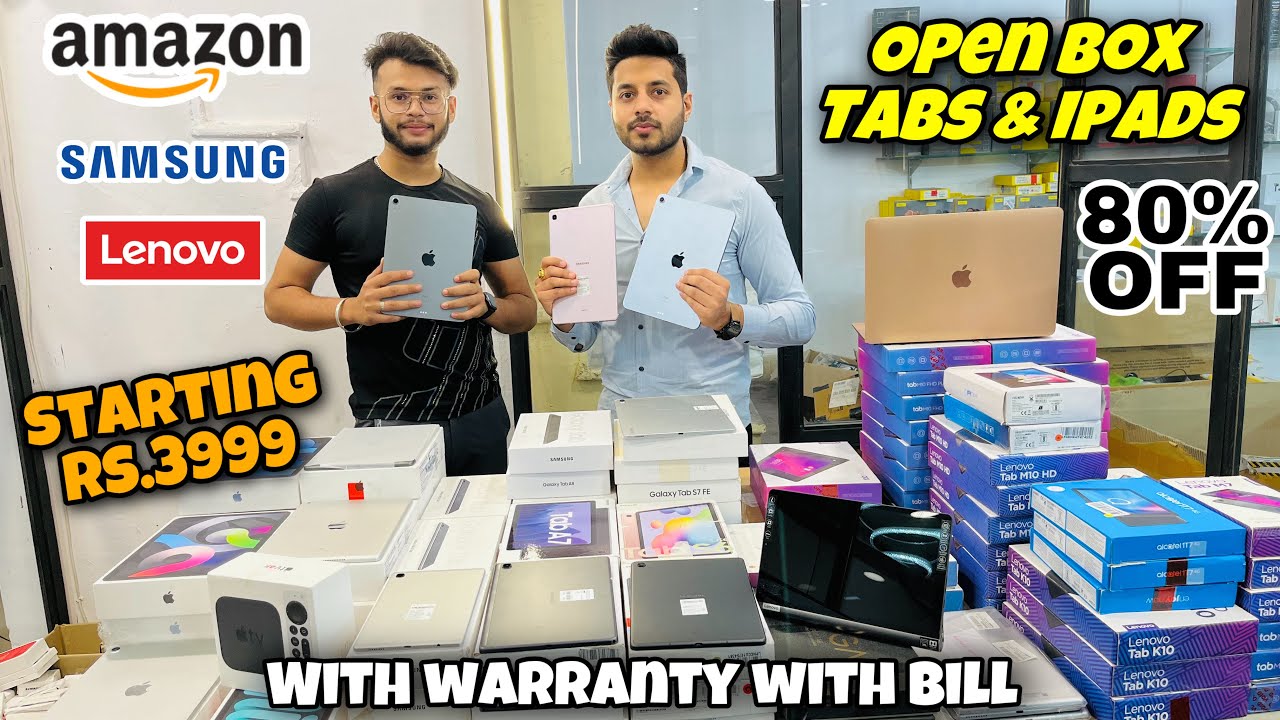 iPads At Cheapest Prices| Open Box Tablets| With Bill with Warranty| 80% Off| Smart accessories Hub