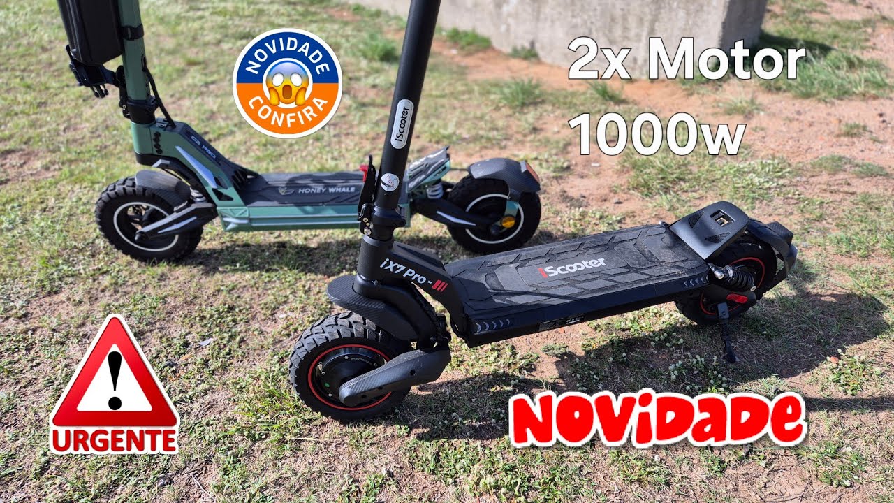 LANÇAMENTO...PATINETE ELETRICO SCOOTER IX7PRO IX3 HONEYWHALE 