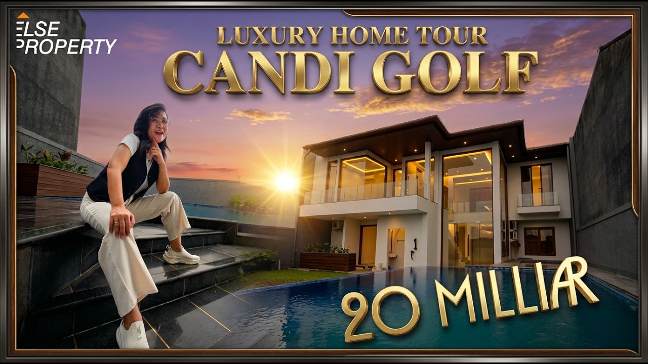 Home Tour Rumah Sultan Harga 20 Miliar di Candi Golf Semarang