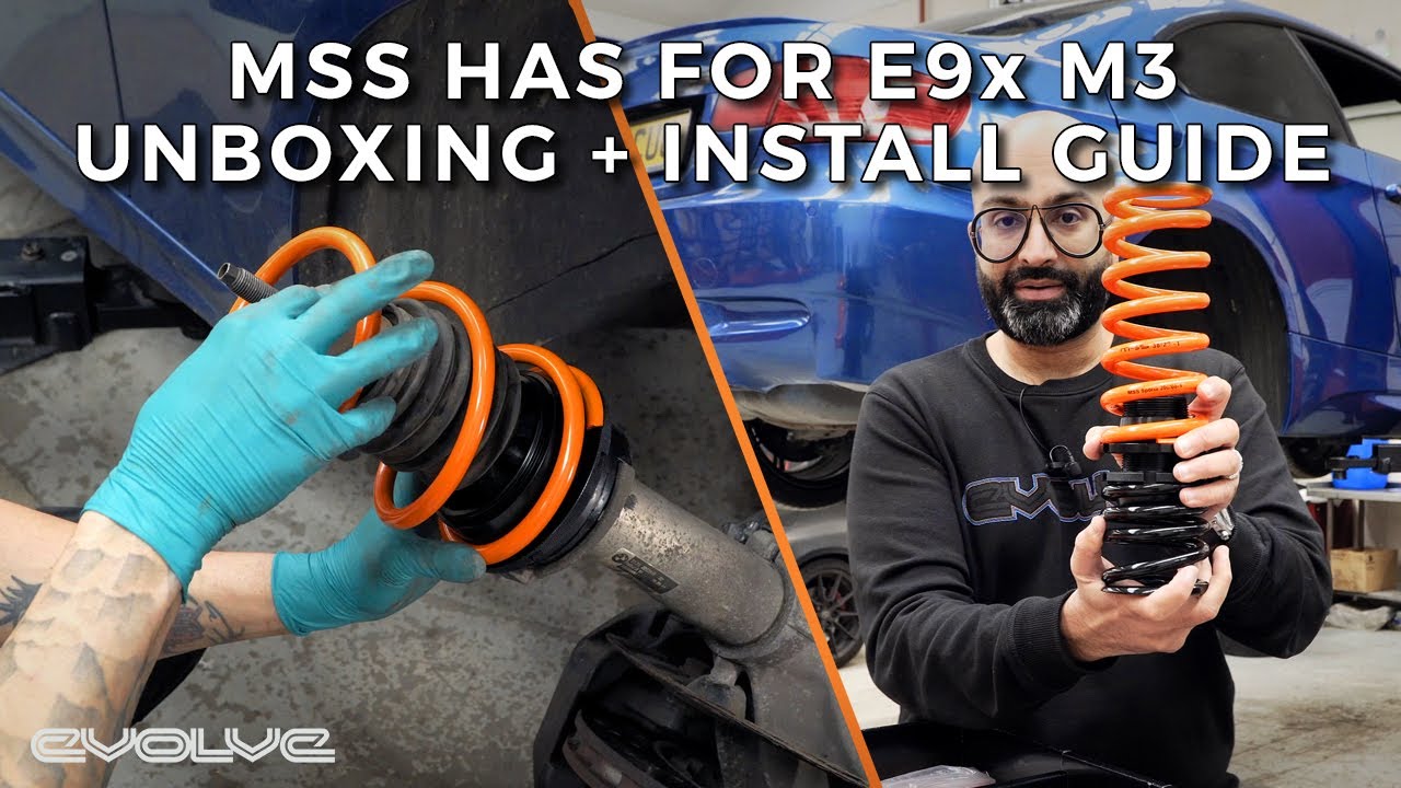 E92 M3 MSS Height Adjustable Suspension - Unboxing + Install Guide