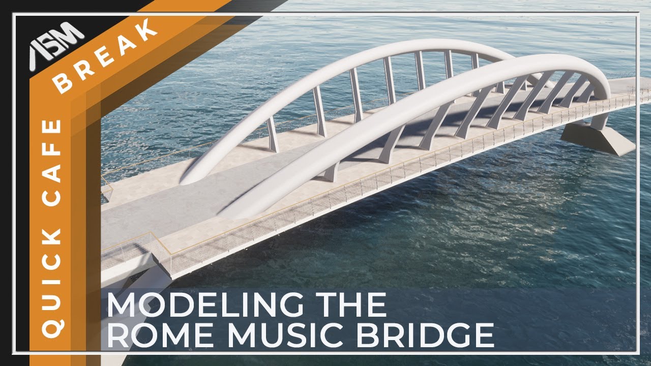 Rome Music Bridge in ARCHICAD