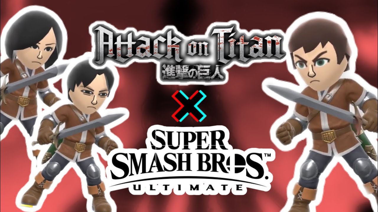 How To Make Attack On Titan Mii Fighters In Super Smash Bros Ultimate