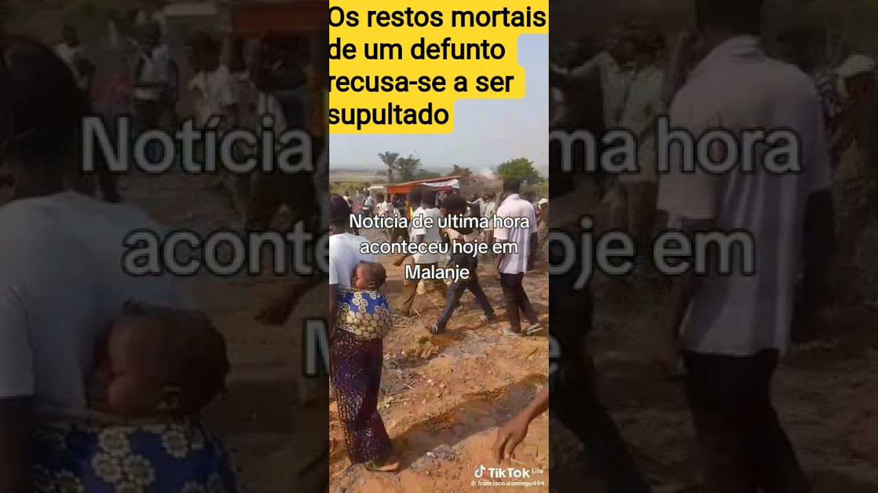 Restos mortais de um defunto recusa-se ser supultado,Aconteceu em Malange Luanda #comedy #Morte #fy