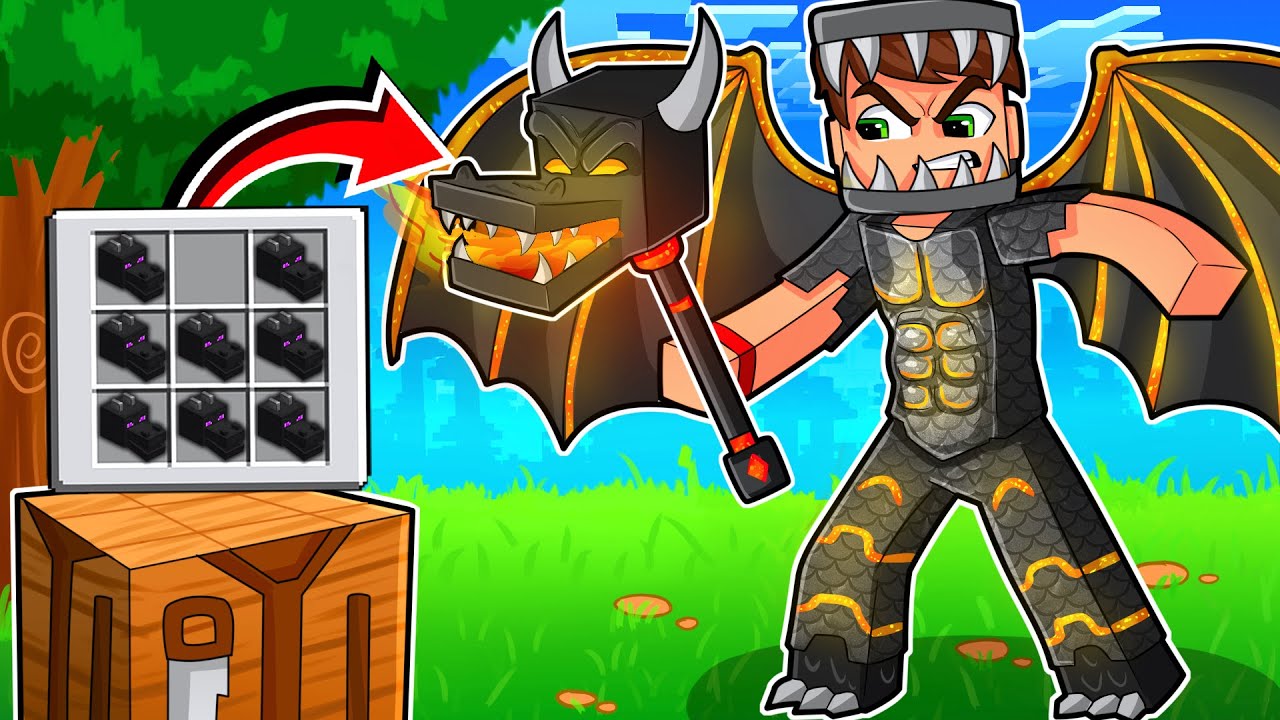 ماين كرافت صنعت درع التنين صهيب 😱 ( مزرعه التنين ! )🔥 - Dragon Armor