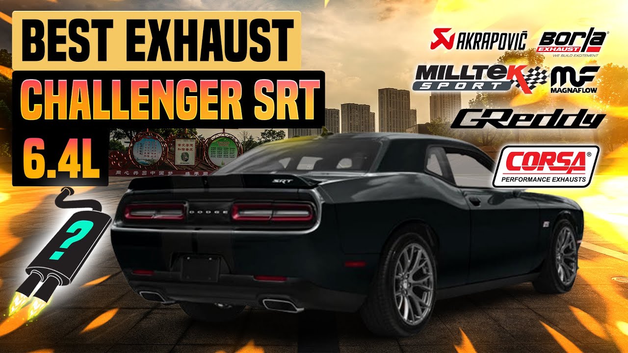 Dodge Challenger SRT 392 Exhaust Sound 6.4L V8 🔥 Stock,Redeye,Muffler Delete,Straight Pipe,Review+