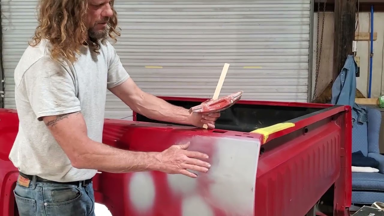How to prime with Lacquer Primer and Blocking after dent repair with bondo