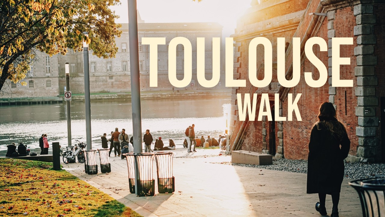 Toulouse France Walking Tour | Historic Center & Most Beautiful Streets | 4K Walking Tour