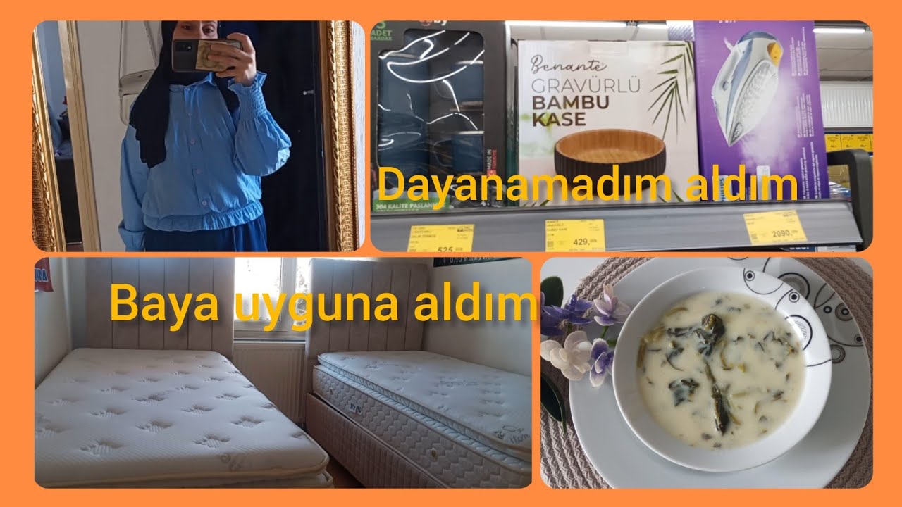 ÇOCUKLARA YENİ YATAK ALDIK!! DAYANAMADIM ALDIM 😀" ISPANAK ÇORBASI