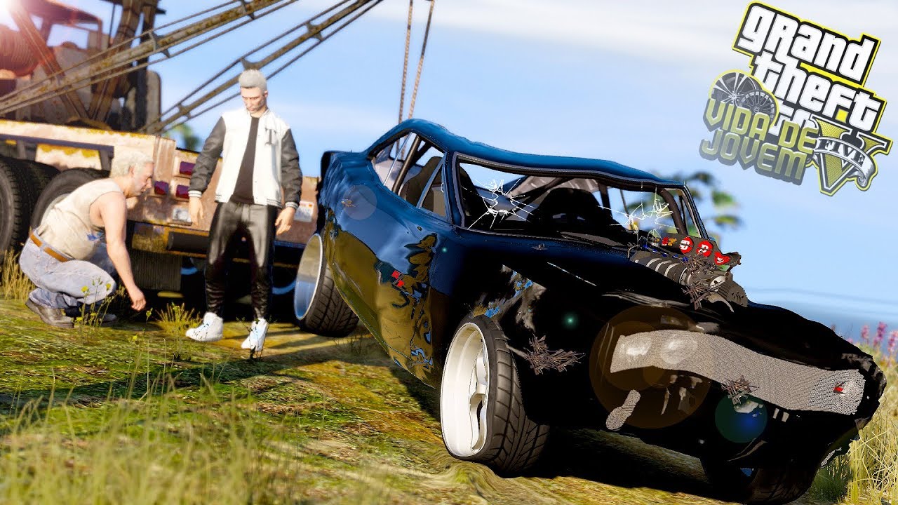 GTA V: VIDA DE JOVEM | RECUPEREI A MÁQUINA MORTÍFERA, ESTOU DE VOLTA AOS RACHAS #EP.25