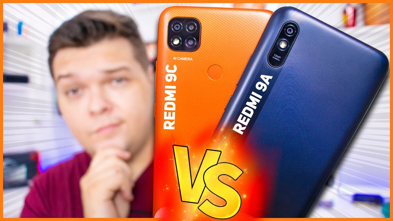 REDMI 9A vs REDMI 9C  - Os 2 mais BARATOS da XIAOMI em 2020! Qual VOCÊ DEVE COMPRAR? #Comparativo
