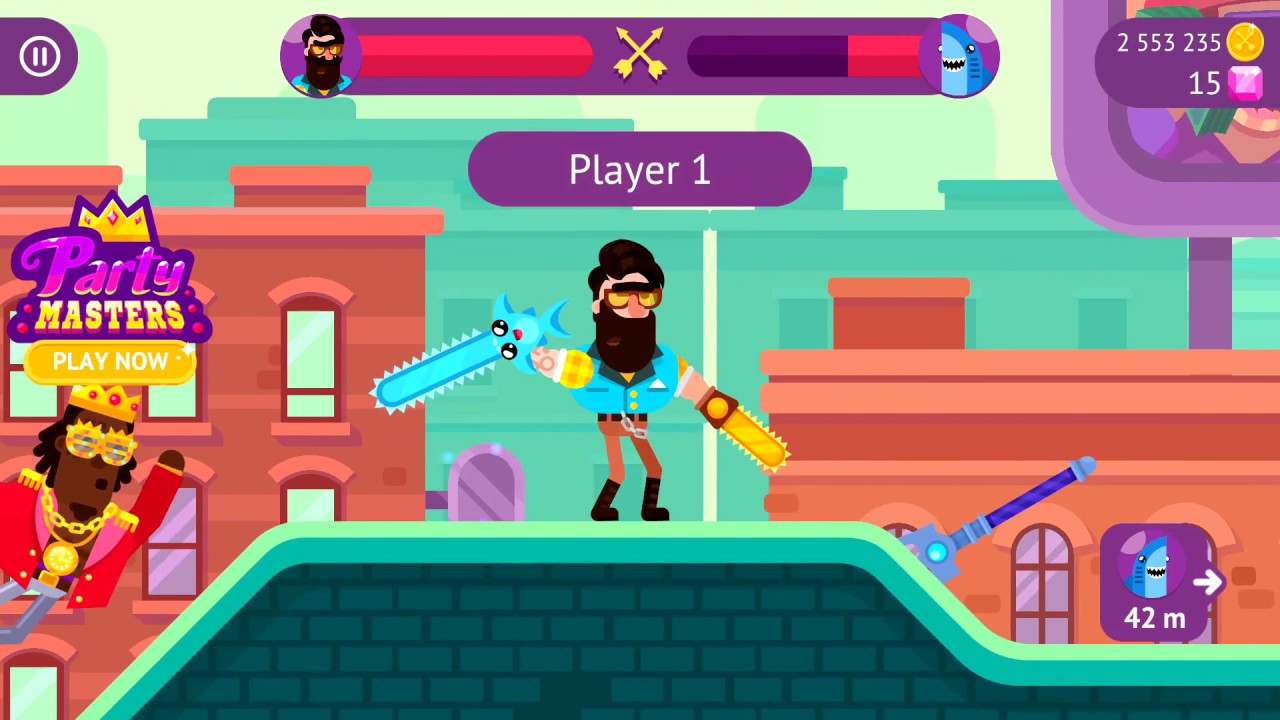 Terrance Phillips (Fishsaw) - Bowmasters - TOURNAMENT - Walkthrough NEW Character