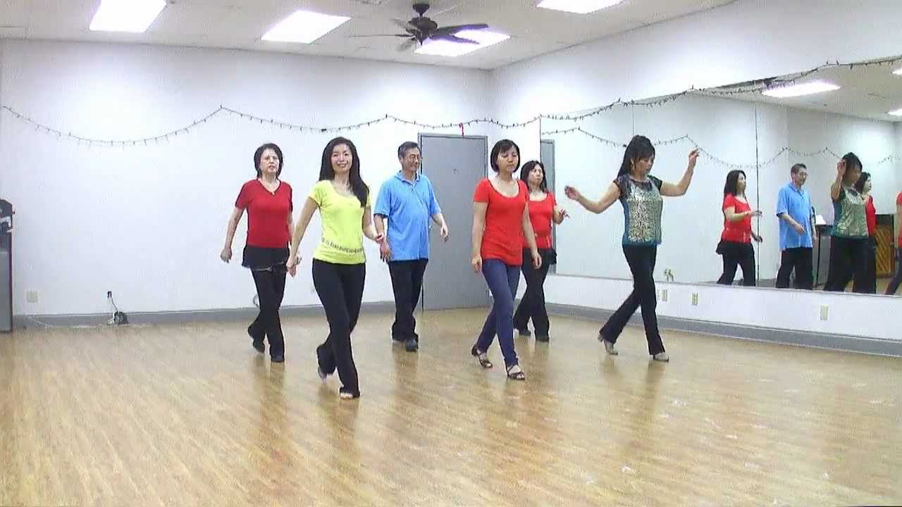 Wagon Wheel Rock - Line Dance (Dance & Teach in English & 中文)