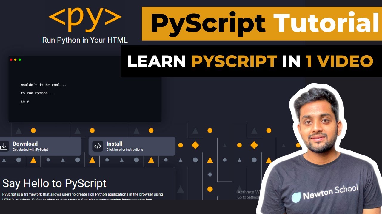🔥 PyScript tutorial in one video | Pyscript tutorial | Run Python in the browser