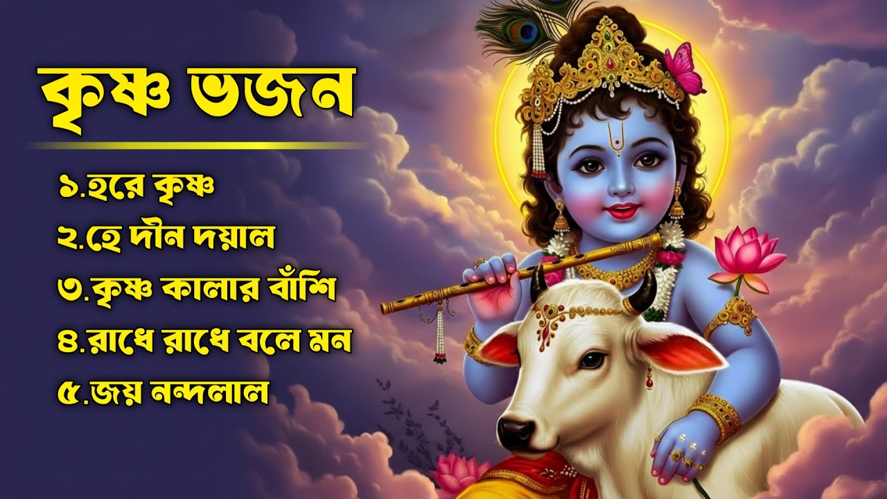 রাধা কৃষ্ণ ভজন | sokaler gaan | Radha Krisna Bhajan | Modhur Horinaam | Bengali Devotional song