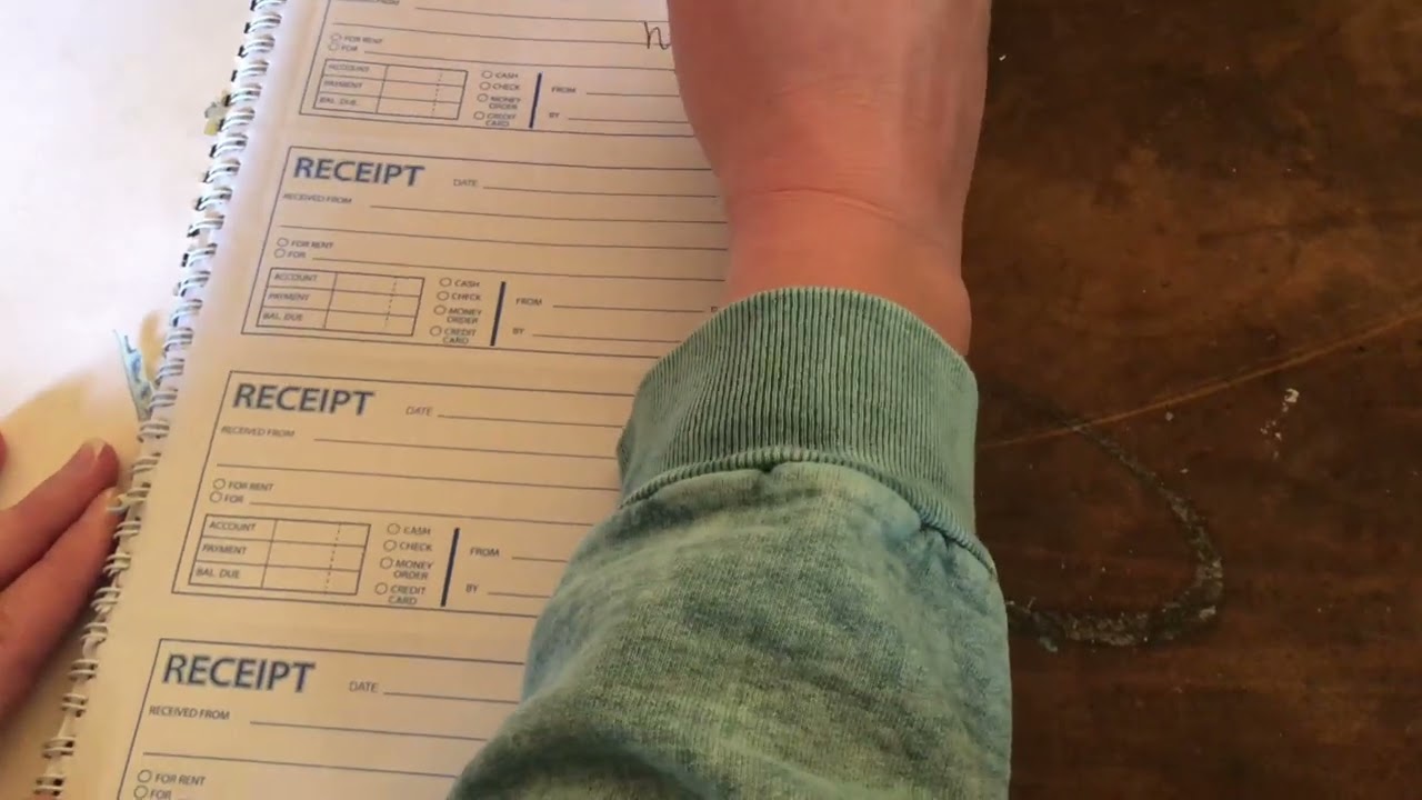Essential Receipt Books! Perfect for tracking payments.