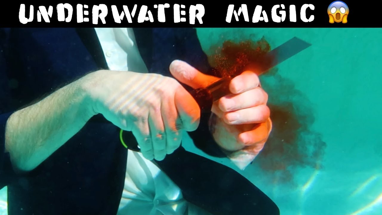 UNDER WATER Magic tricks 🧟‍♂️-Julien Magic