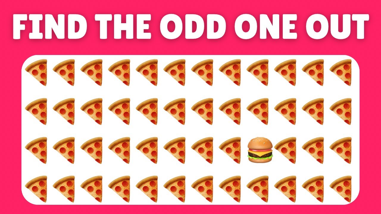 Find the ODD One Out | Emoji Quiz | Easy, Medium, Hard, Impossible 