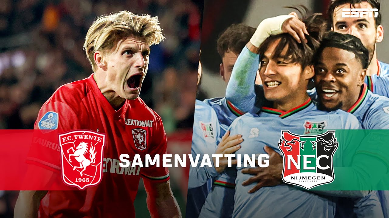 🍿 HEERLIJKE HALVE FINALE: VEEL GOALS, ROOD EN SPANNING ⚽🟥 | Samenvatting FC Twente - N.E.C.
