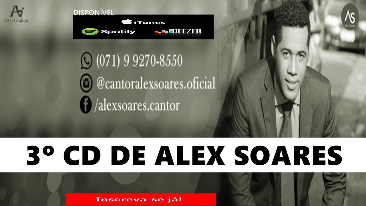 ALEX SOARES | NÃO VOU PARAR | 3º CD COMPLETO