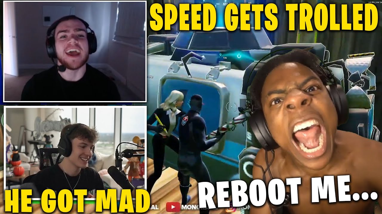 CLIX и MONGRAAL троллят ISHOWSPEED, не перезагружая его всю игру | OG Fortnite
