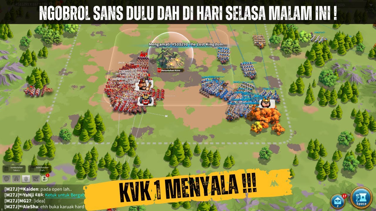 NGOBROL SANS AJA DAH !! SAMBIL LIAT WAR KVK 1