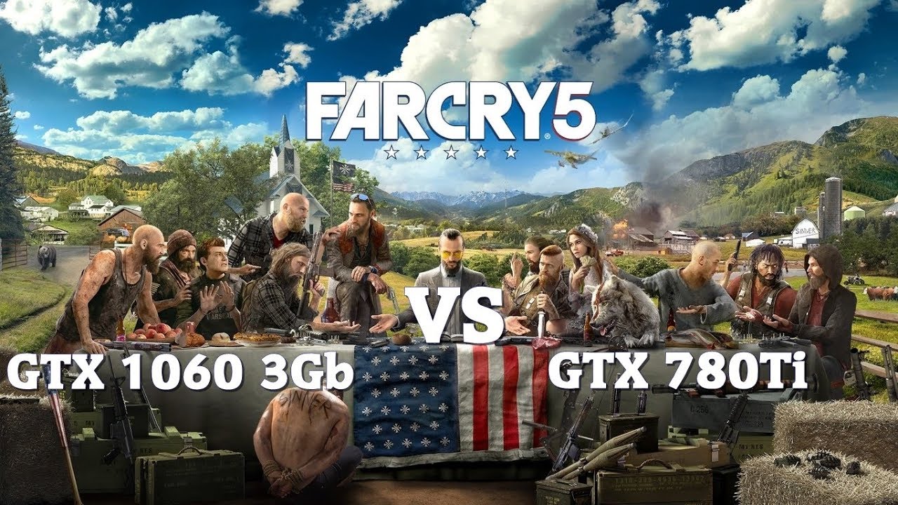 FarCry 5 - GTX 1060 3Gb vs GTX 780Ti - 1080p - Ultra